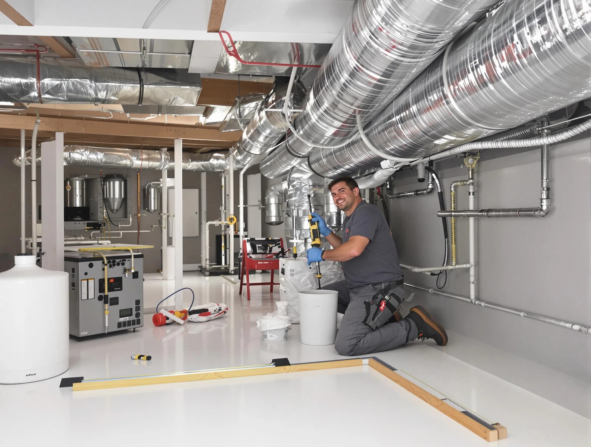 Professional duct sealing service by El Monte Air Duct Cleaning in El Monte